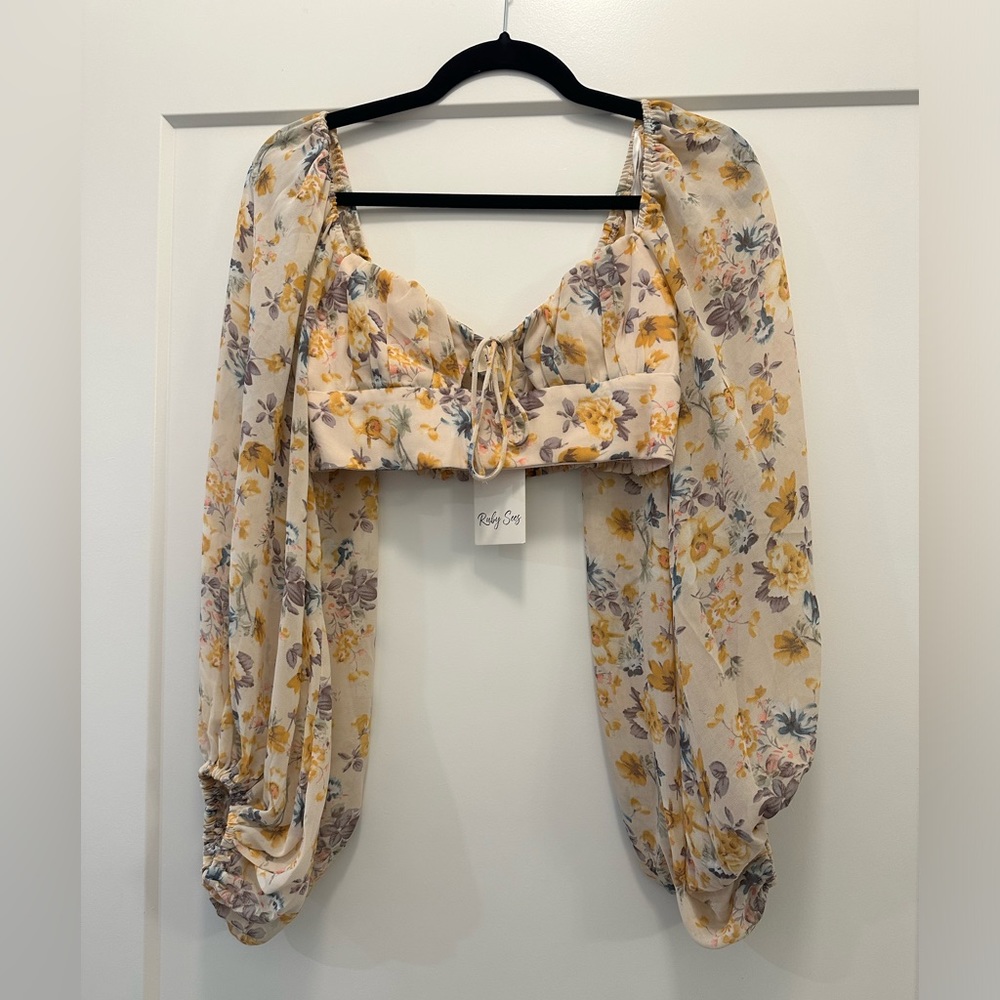 Floral Crop Top